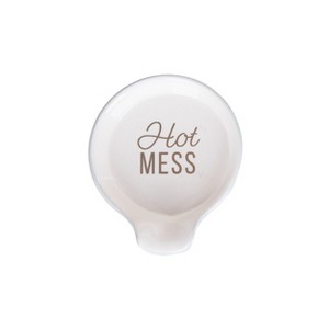 Totalee Gift Hot Mess Spoon Rest Ceramic White - 1 of 2