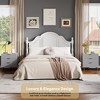 3 Drawer Dresser for Bedroom, Fluted Modern Nightstand with Deep Drawers, Chest of Drawers with Wide Top, Wooden Dresser Organizer, Side Table - 2 of 4