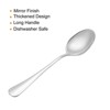 Unique Bargains 410 Stainless Steel Home Kitchen Restaurant Spoons 3 Pcs - 4 of 4