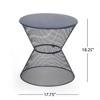 Outdoor Round Side Table, Patio Metal End Table, Modern Weather-resistant Iron Side Table, Snack Table, Coffee Table For Small Space, Backyard - 2 of 3