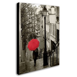 Trademark Fine Art-Sue Schlabach 'Paris Stroll II' Canvas Art - 1 of 3