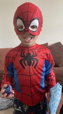 HVIERO Deguisement Spider Enfant 3-12 ans Costume Spider Enfant ave