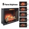 NAYSAYE Indoor Fireplace Insert Real Flame Style Fireplace for Warm Living Room , Black, 35.1"*9.4"*27" - 3 of 4