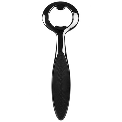 Home Basics Nova Collection Zinc Bottle Opener, Black Onyx