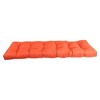 Blazing Needles, 55-inch by 19-inch Tufted Solid Outdoor Spun Polyester Loveseat Cushion - 2 of 3