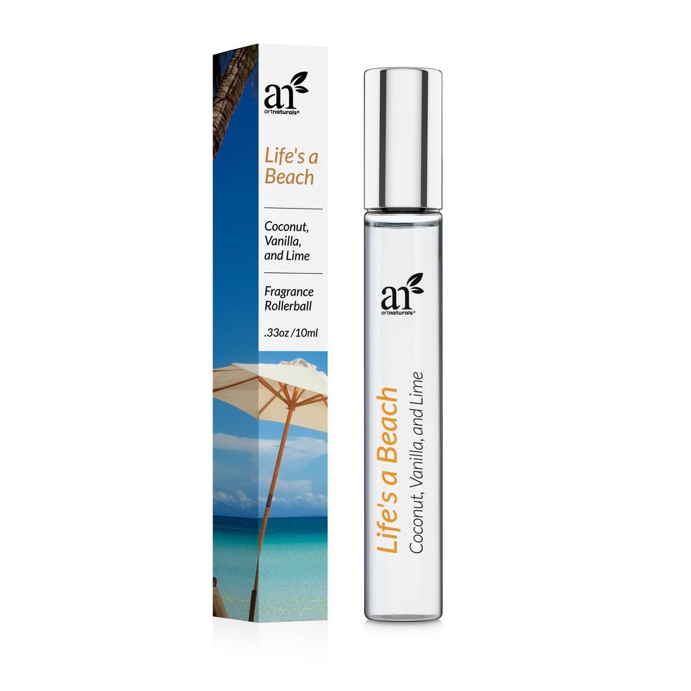 Photos - Women's Fragrance Art Naturals artnaturals Roll-On Perfume - Life's a Beach - Coconut, Vanilla and Lime - 0.33 fl oz 