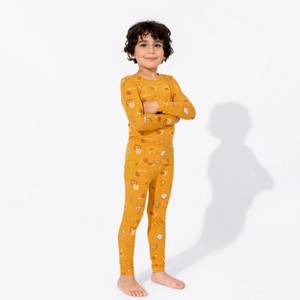 Bellabu Bear Baby Basketball Bamboo Kids Pajamas - 1 of 4
