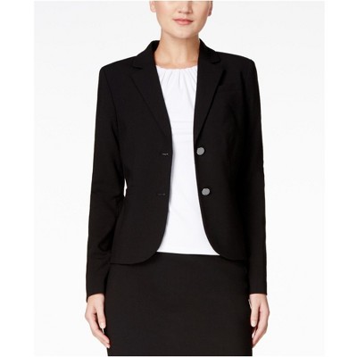 Calvin Klein Womens Two-Button Two Button Blazer Jacket