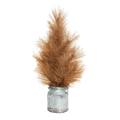 Transpac Artificial 14 in. Amber Harvest Autumn Arrangement in Jug