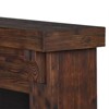 Gunnison 64" Grand Electric Fireplace in Chestnut Barnwood by Real Flame - 4 of 4