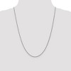 Black Bow Jewelry 1.7mm, 14k White Gold, Ropa Chain Necklace - 2 of 4