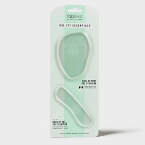 Fab Feet Women's by Foot Petals Fit Essentials Gel Shoe Cushions - Clear - 1 of 4