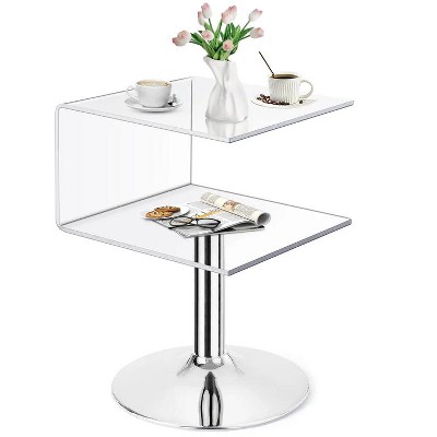 Bekrvio Clear Acrylic Side Table