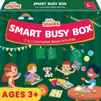 Smartivity:Little Sparks Smart Busy Box 7-in-1 Montessori Preschool Learning Kit