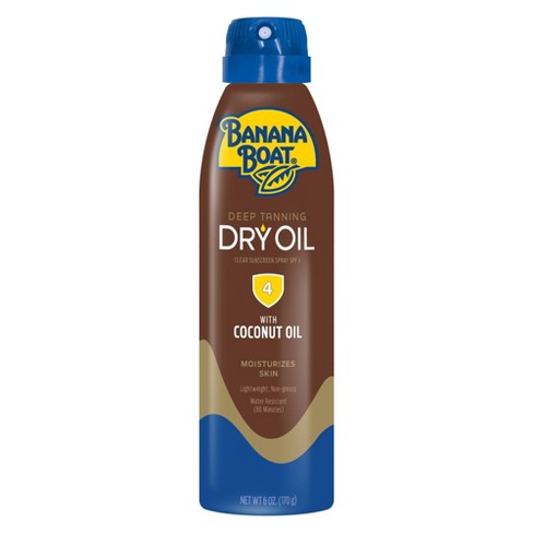 Banana Boat Dry Oil Clear Sunscreen Spray - SPF 4 - 6oz - image 1 of 4