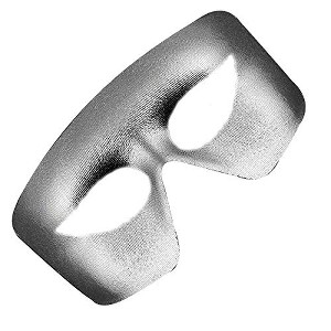 Magic Matt’s Brilliant Blinkys Mardi Gras Masquerade Purple Unlit Metallic Mask for Men and Women - 1 of 4