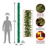 National Tree Company Pre-Lit Artificial Christmas Garland, Green, Norwood Fir, White Lights, Battery Operated, Christmas Collection, 9 Feet - 4 of 4