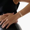 14K Gold Plated Tennis Bracelet for Women – Classic CZ Link Design, Fits 6.0"–7.2" Wrists – Stylish Sparkling Jewelry Gift - 3 of 4