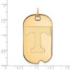 Black Bow Jewelry 10k Yellow Gold Tennessee Volunteers NCAA Large Pendant - 2 of 3