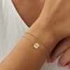 Turandoss Gold Initial Bracelets for Women Girls, Dainty Layered Charm Bracelet, Gold Jewelry for Women, Birthday Gifts for Girls 8-18 - 2 of 4