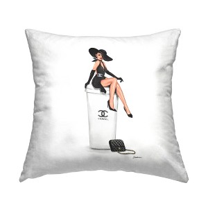 Stupell Industries Fashion Brand Woman Sitting - 1 of 3