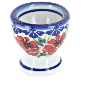 Blue Rose Polish Pottery 19A WR Unikat Egg Cup - 1 of 1