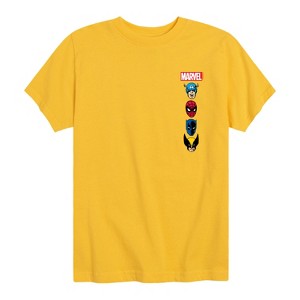 Boys' - Marvel - Logos Short Sleeve Graphic T-Shirt - 1 of 4