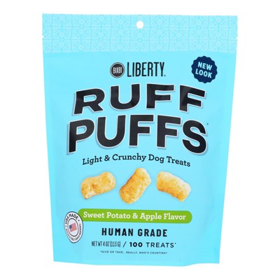 Bixbi Ruff Puffs Sweet Potato & Apple Flavor - Case of 8 - 4 oz