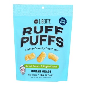 Bixbi Ruff Puffs Sweet Potato & Apple Flavor - Case of 8 - 4 oz - 1 of 2