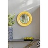 FONTOI Round Retro Wall Mirror with Gold Metal Frame, Decorative Mirror Wall Decor for Living Room, Entryway, Gold, 3.9"*18.7"*18.7" - 4 of 4