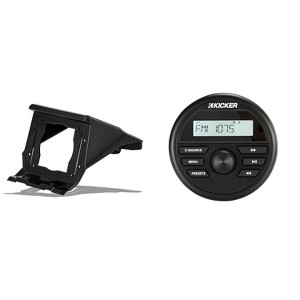 Kicker 46KMC2 Waterproof Radio bundled with Dash Kit Compatible with 2017-2021 CanAm X3 - 1 of 4