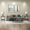 22' Metal Side Table in Black - Henn&Hart - 4 of 4