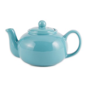 Rsvp 16Oz Stoneware Teapot - Turq. - 1 of 4