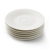 Elama Aspin 12 Piece 2.5 Ounce Porcelain Espresso Cup Set in White with Saucers - 4 of 4