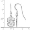 Black Bow Jewelry Sterling Silver South Carolina State Bulldogs NCAA Dangle Earrings - 2 of 3