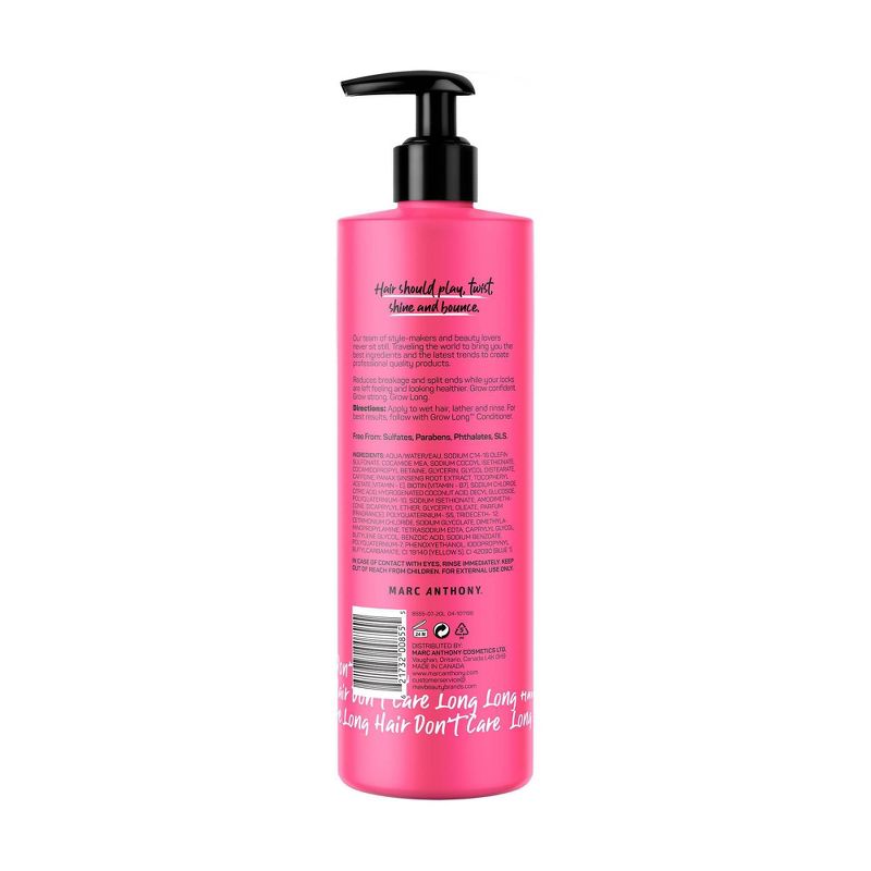 Marc Anthony Grow Long Biotin Shampoo for Dry Damaged Hair, Sulfate Free - 16 fl oz, 3 of 12