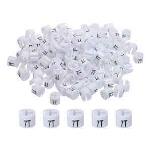 Unique Bargains Round Color Coding Reusable Easy to Recognize Garment Hanger Marker 150 Pcs - 1 of 3