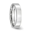 Black Bow Jewelry 5mm Cobalt Polished Flat Standard Fit Band - 4 of 4