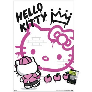 Trends International Hello Kitty: 2016 Graffiti - Street Art Crown Unframed Wall Poster Prints - 1 of 4