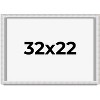 PosterPalooza | Modern Shadow Box 1.5" Depth White Frame - UV Acrylic, Backing Board, Hanging Hardware - 2 of 4