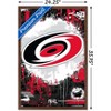 Trends International NHL Carolina Hurricanes - Maximalist Logo 23 Framed Wall Poster Prints - 3 of 4