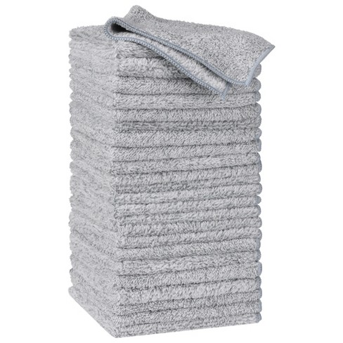 Waffle Weave 24 Pack 100% Cotton Kitchen Dish Cloths, Ultra Soft 12x12 –  Soft Textiles