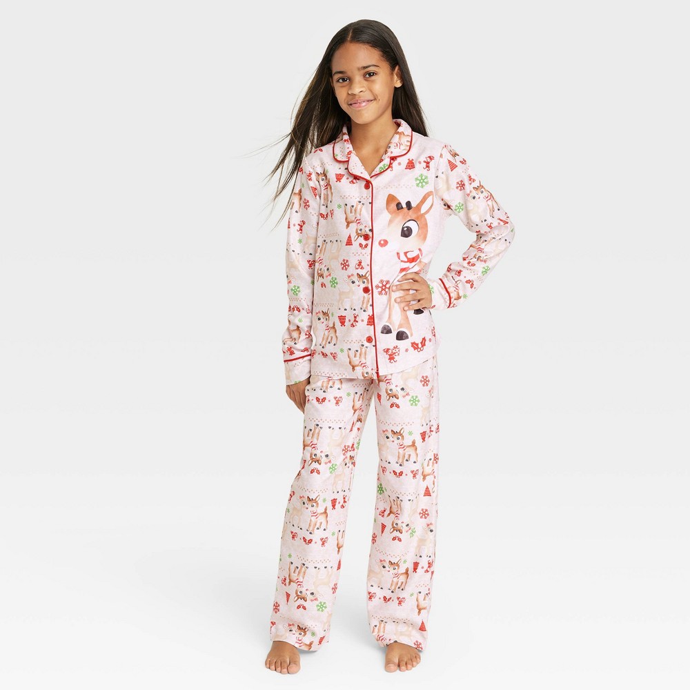 Kids' Rudolph the Red-Nosed Reindeer Pajama Set - Red L