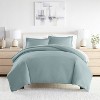 3 Piece Duvet Cover & Shams Set - Soft and Breathable, Double Brushed Microfiber, Wrinkle Free - Becky Cameron - 4 of 4