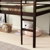NicBex Non-Toxic Rubberwood Twin Size Loft Bed for Kids&Teens,Space-Saving Bed Platform with Guardrails,Strength Slats&Ladder,200lbs Max - 4 of 4