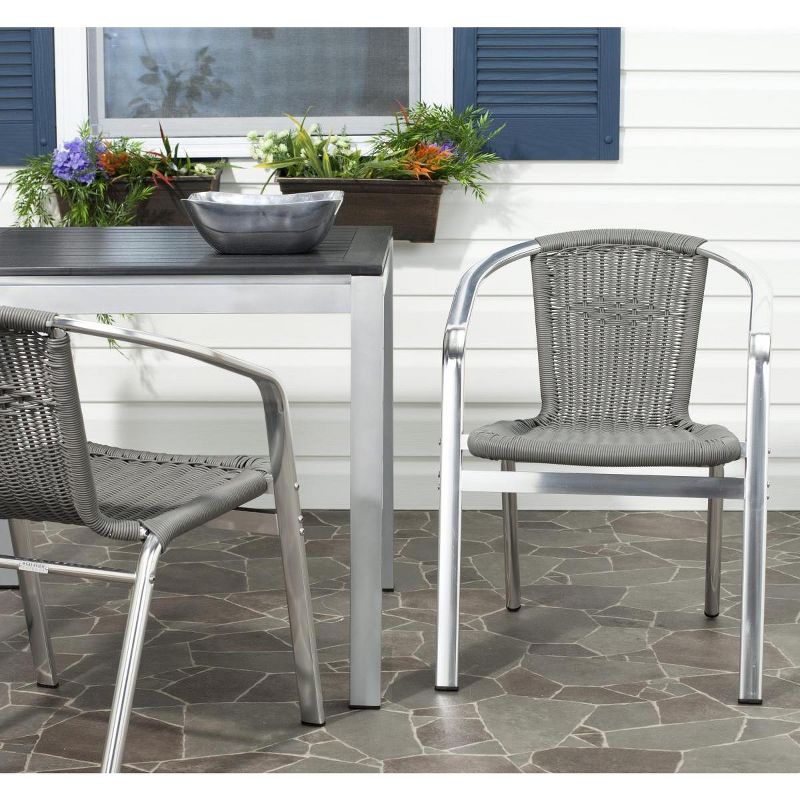 Wrangell Stackable Arm Chair (Set of 2)  - Safavieh, 3 of 6