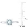 EVERLY JEWELRY | Sterling Silver 1 1/7 ct TGW Aquamarine Solitaire Ring - 3 of 4