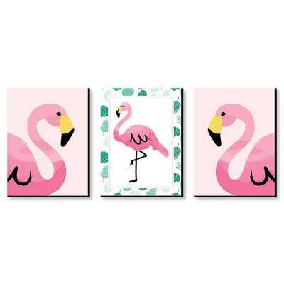 Big Dot Of Happiness Pink Flamingo - Tropical Summer Nursery Wall Art, Kids  Room Decor & Home Decor - Gift Ideas - 7.5 X 10 Inches - Set Of 3 Prints :  Target