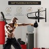 360° Swivel Fitness Training Speed Bag Platform Set with Punching Ball for Boxing Training, Punching - 2 of 4