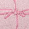 Everyday Kids Hooded Bath Robe for Girls – 3D Pink Princess with Crown, Soft Terry Cloth, Absorbent Toddler Robe, Baby Bath Essential - 2 of 4